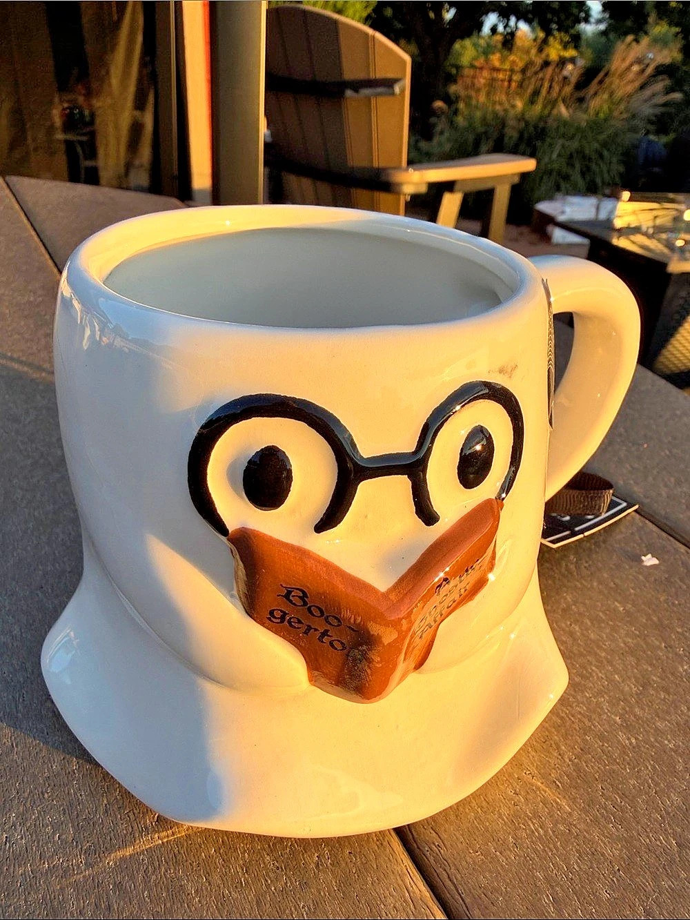 Coven & Calderon Rae Dunn Artisan Collection by Magenta Bird Mug White & Black